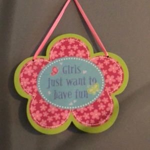 4/$25. Girls just want to have fun wall art